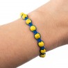 Niebiesko-żółta bransoletka BA3751